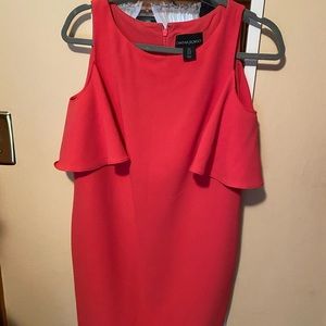 Hot pink knee length dress